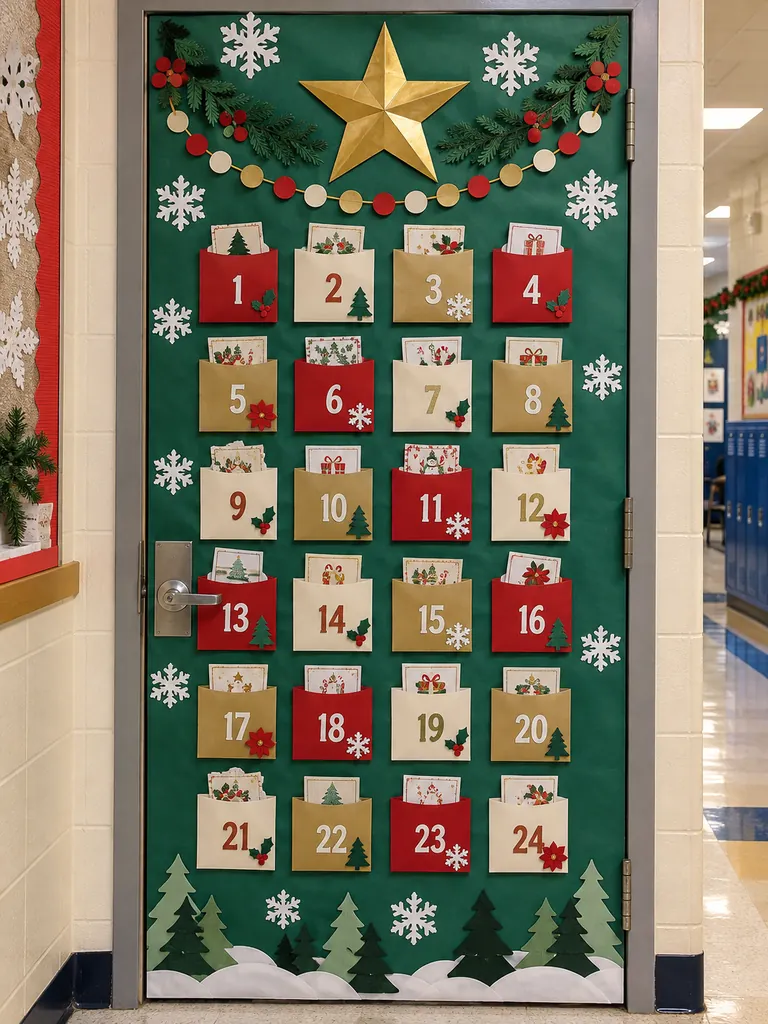 Christmas Countdown Door