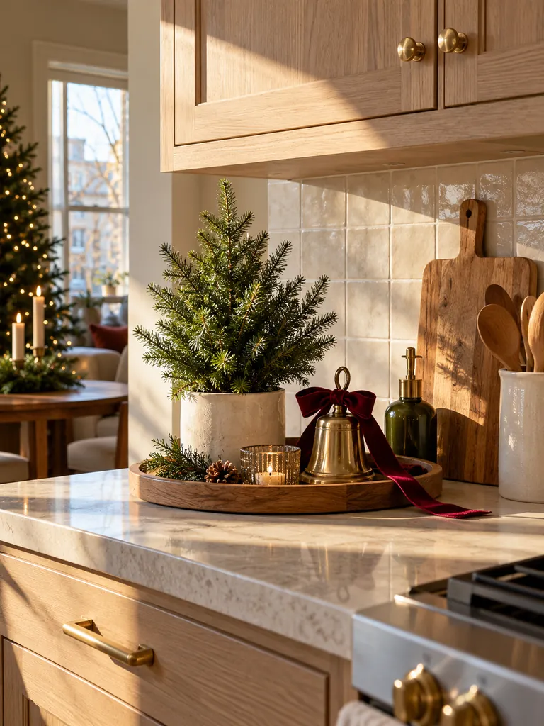 Christmas Kitchen Counter Corner