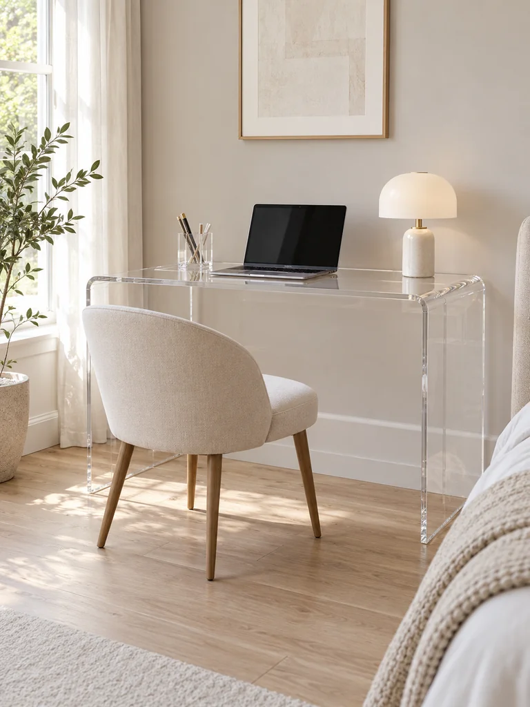 Clear Acrylic Desk