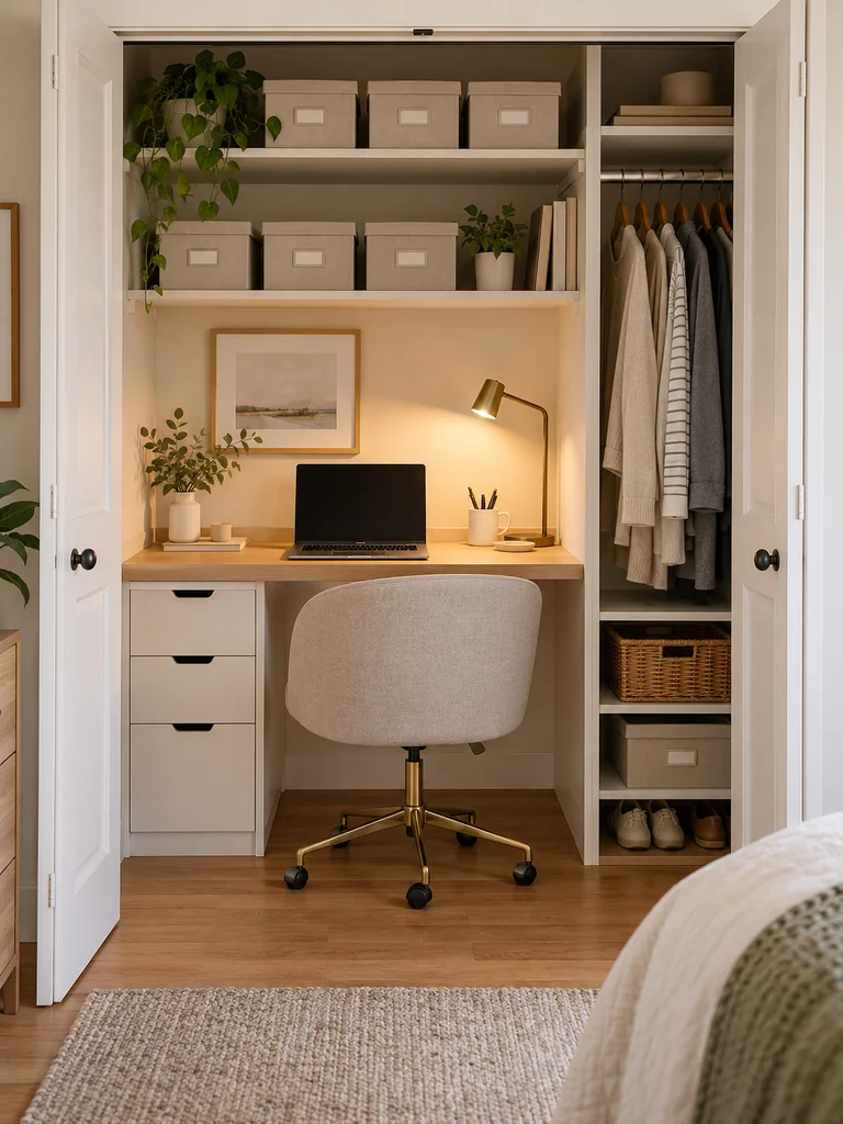Closet Office Nook