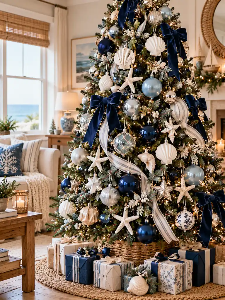 Coastal Blue and White