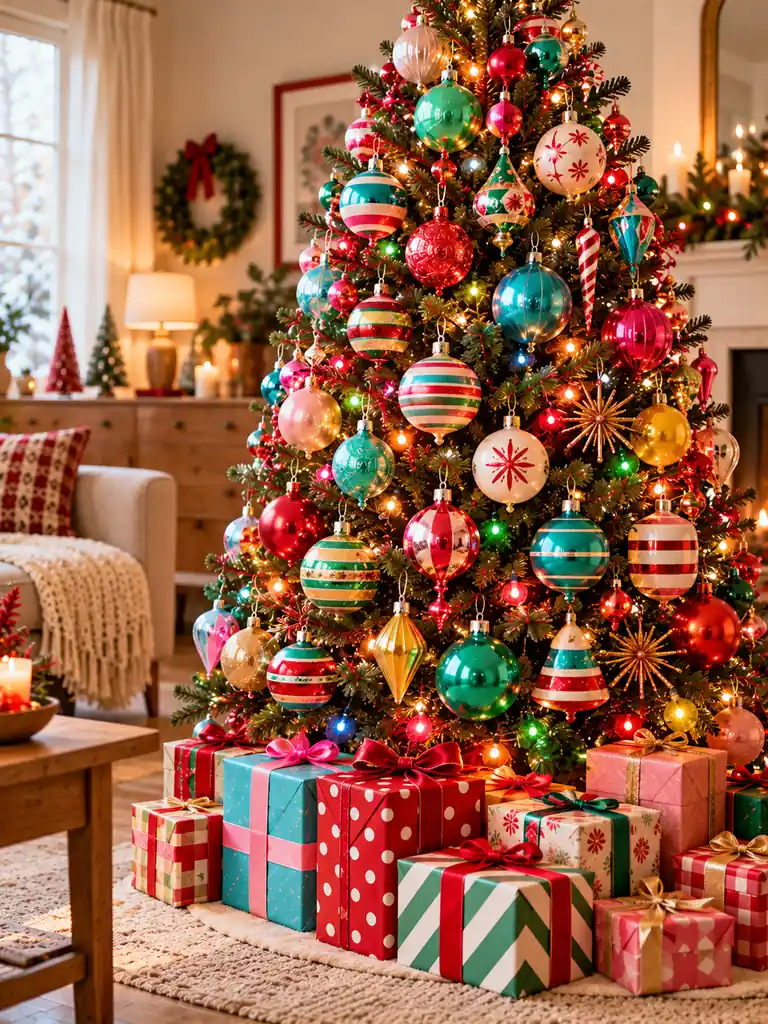 Colorful Retro Ornaments