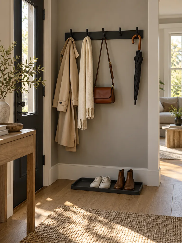 Compact Coat Rack