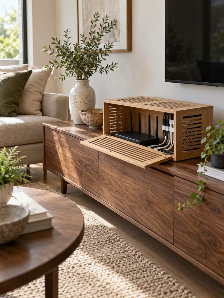 Concealed Router Storage Box