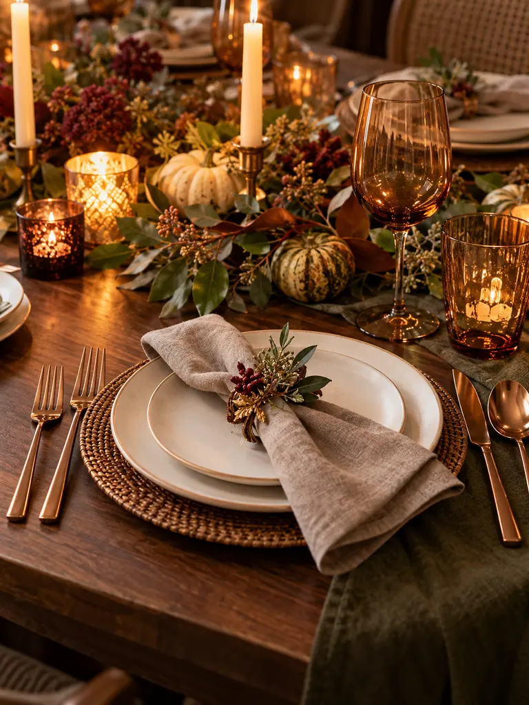 Copper Flatware Settings