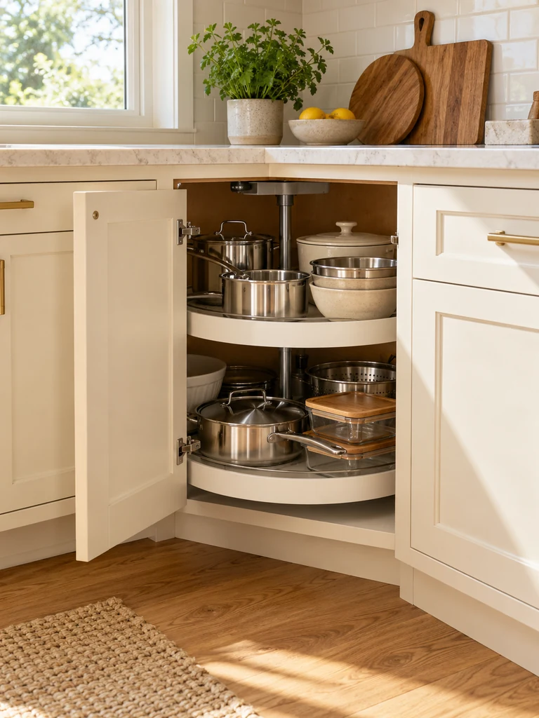 Corner Cabinet Carousel