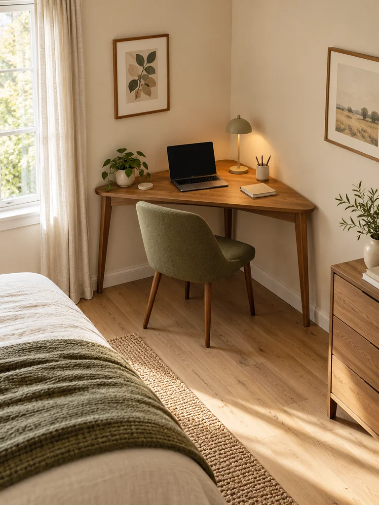 Corner Triangle Desk