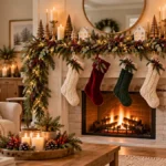 cozy christmas mantel decor ideas