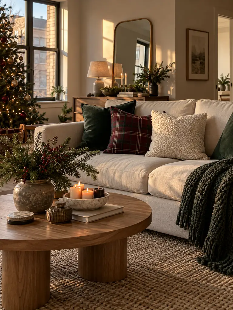 Cozy Christmas Throw Pillows