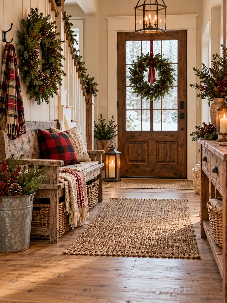 Cozy Farmhouse Entryway