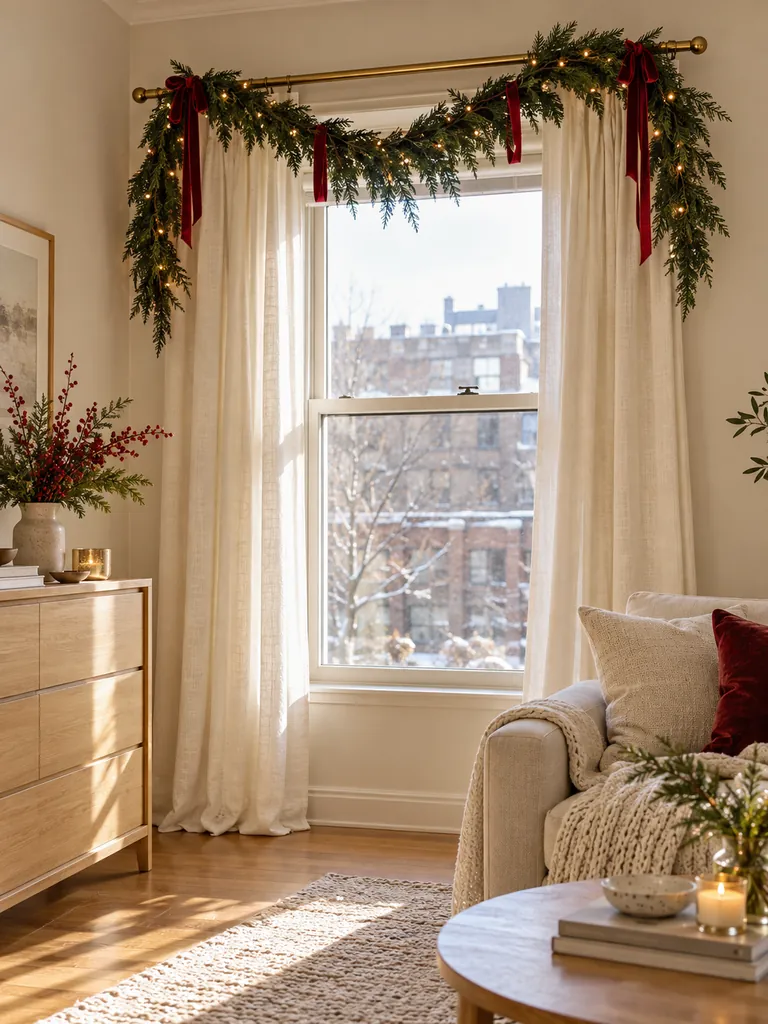 Curtain Rod Garland