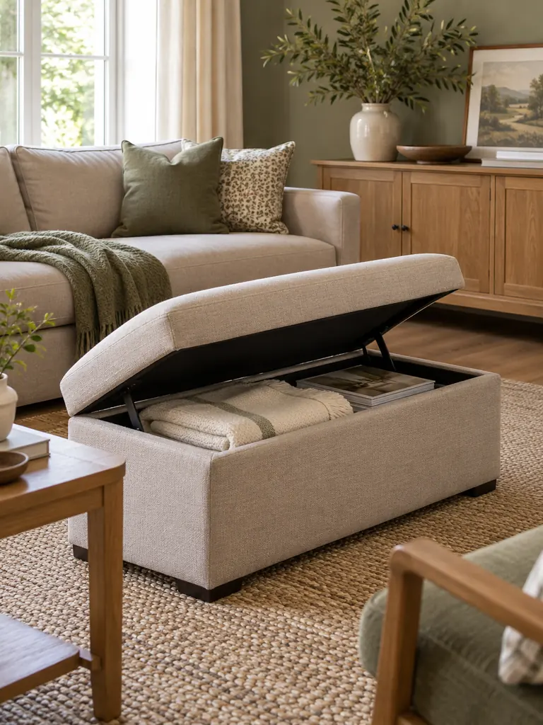 Decorative Storage Ottoman