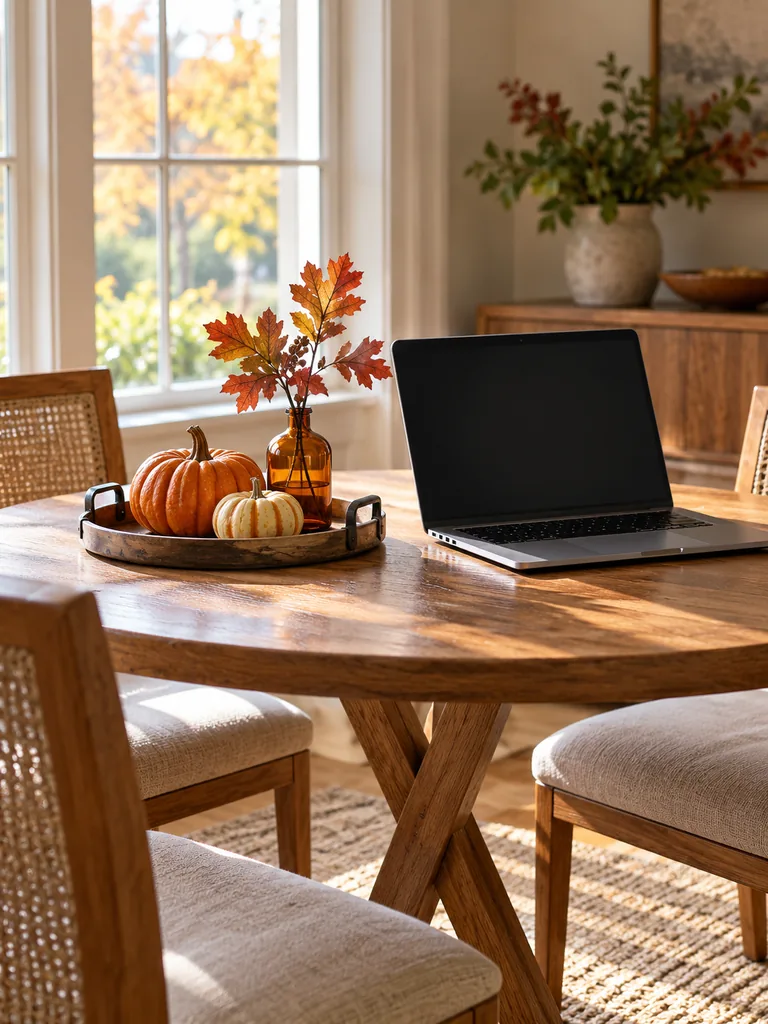 Dinner-To-Desk Centerpiece