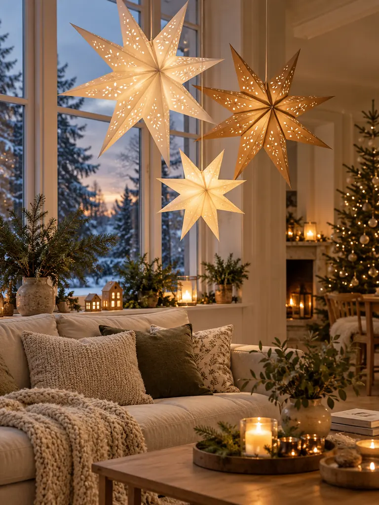 DIY Paper Star Lanterns