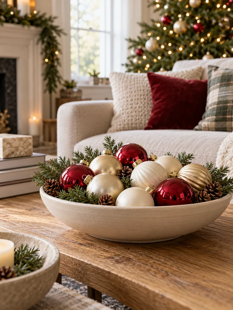 Dollar Store Ornament Bowl