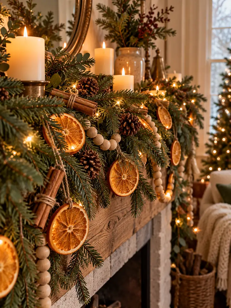 Dried Citrus and Natural Garlands
