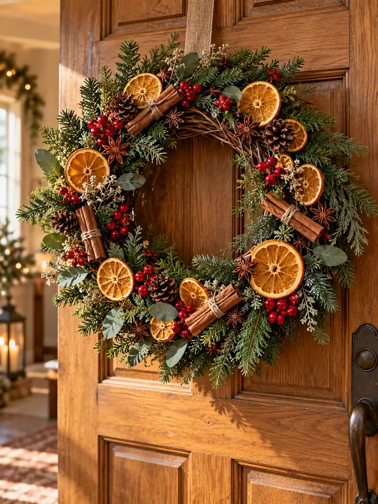 Dried Orange Wreath