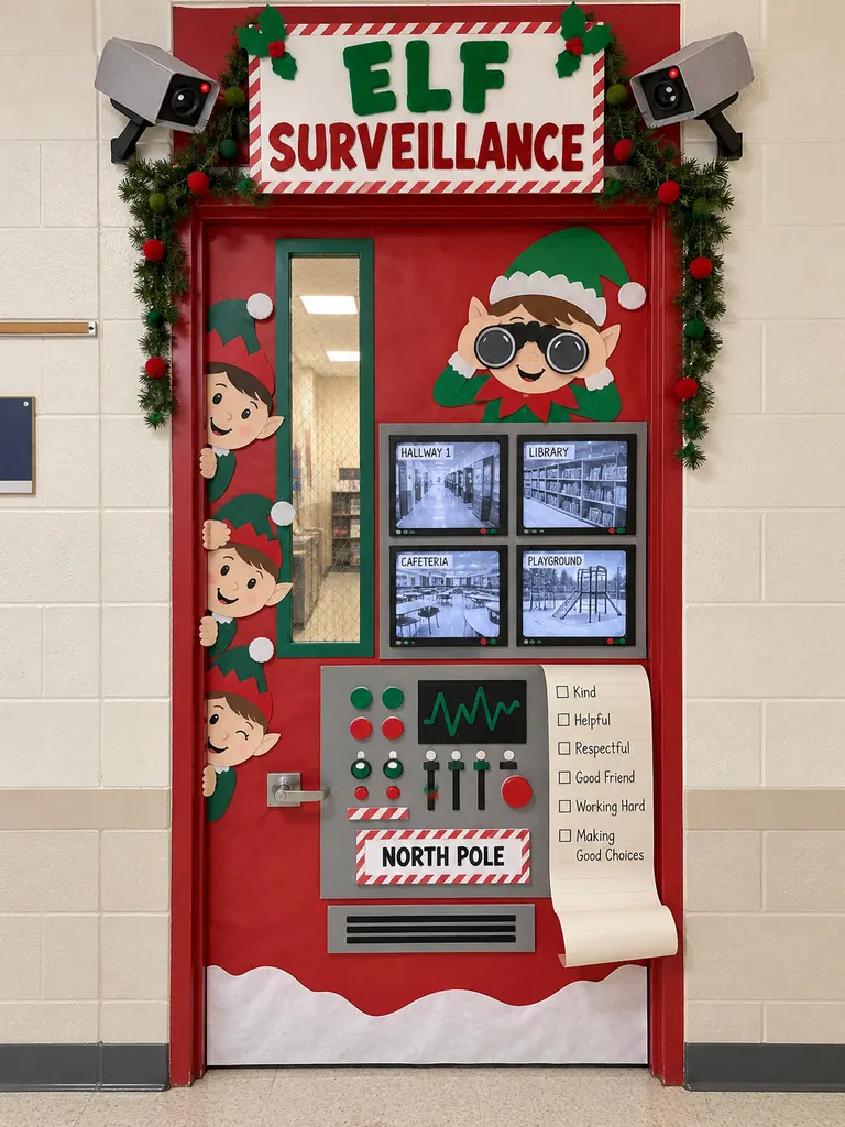Elf Surveillance Door