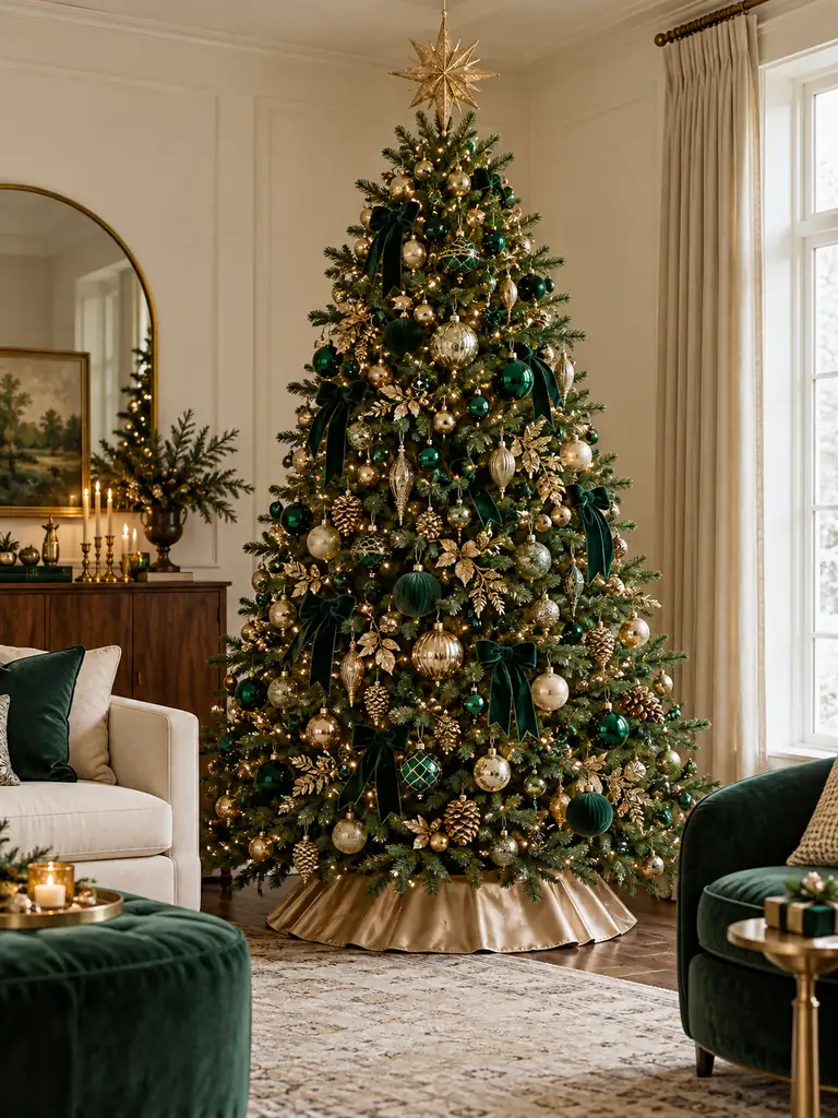 Emerald Green Christmas Tree