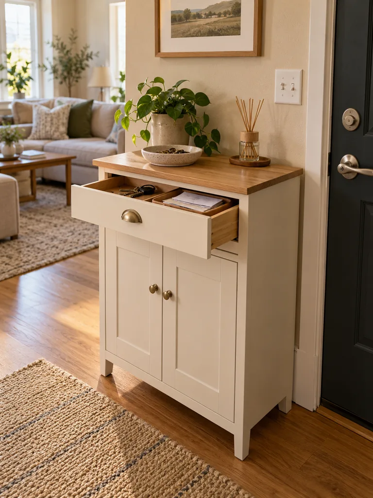 Entryway Drop Zone Cabinet