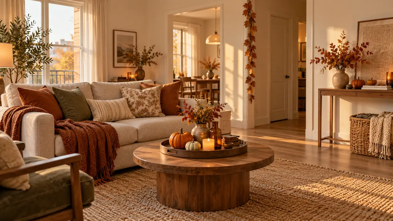 fall apartment decor ideas