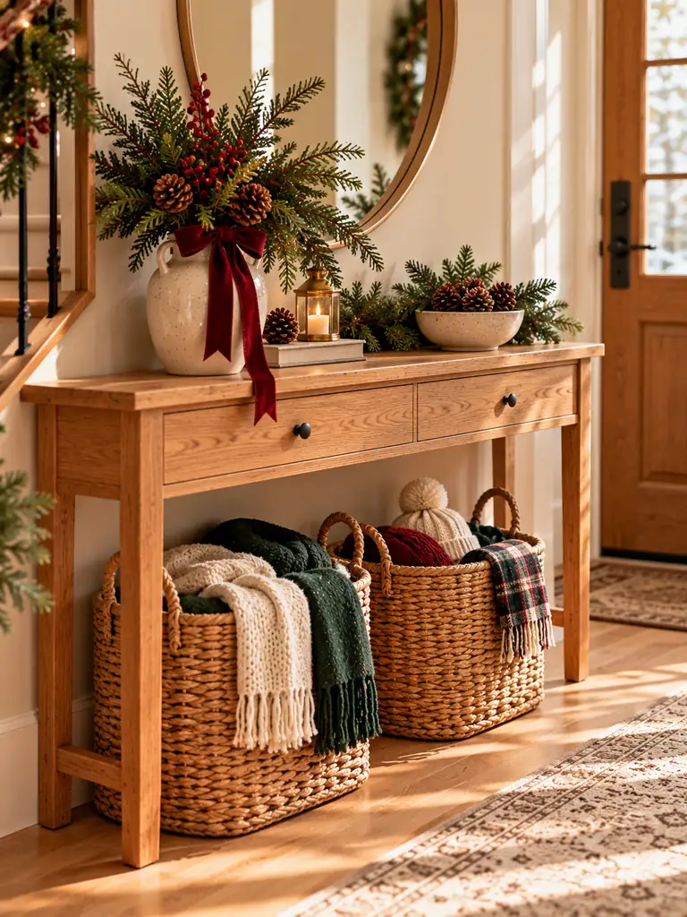 Festive Basket Storage