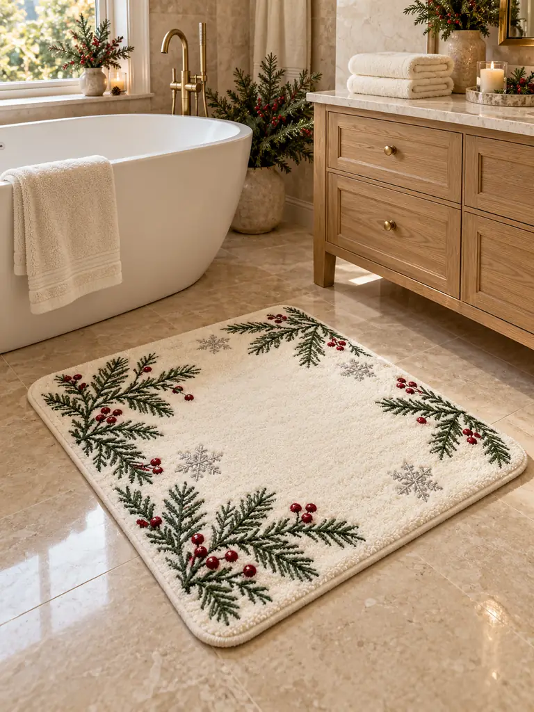 Festive Bath Mat