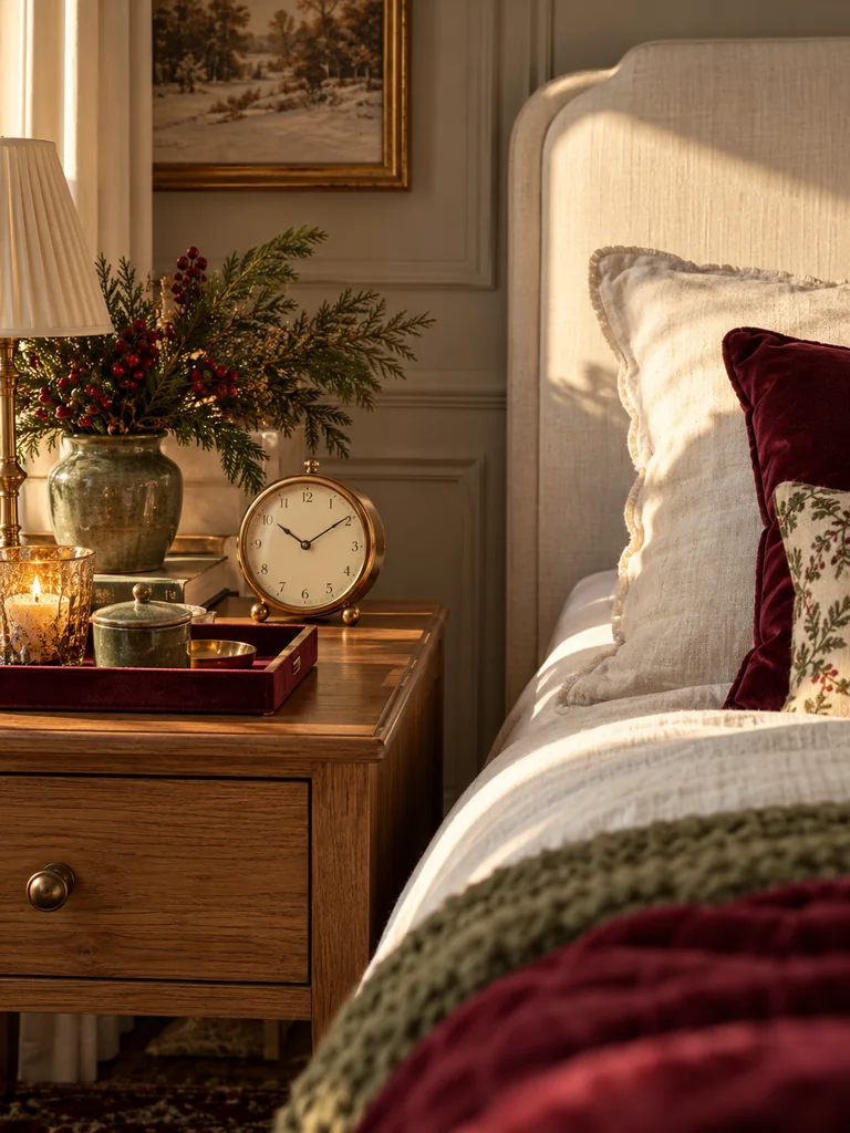 Festive Bedside Clock