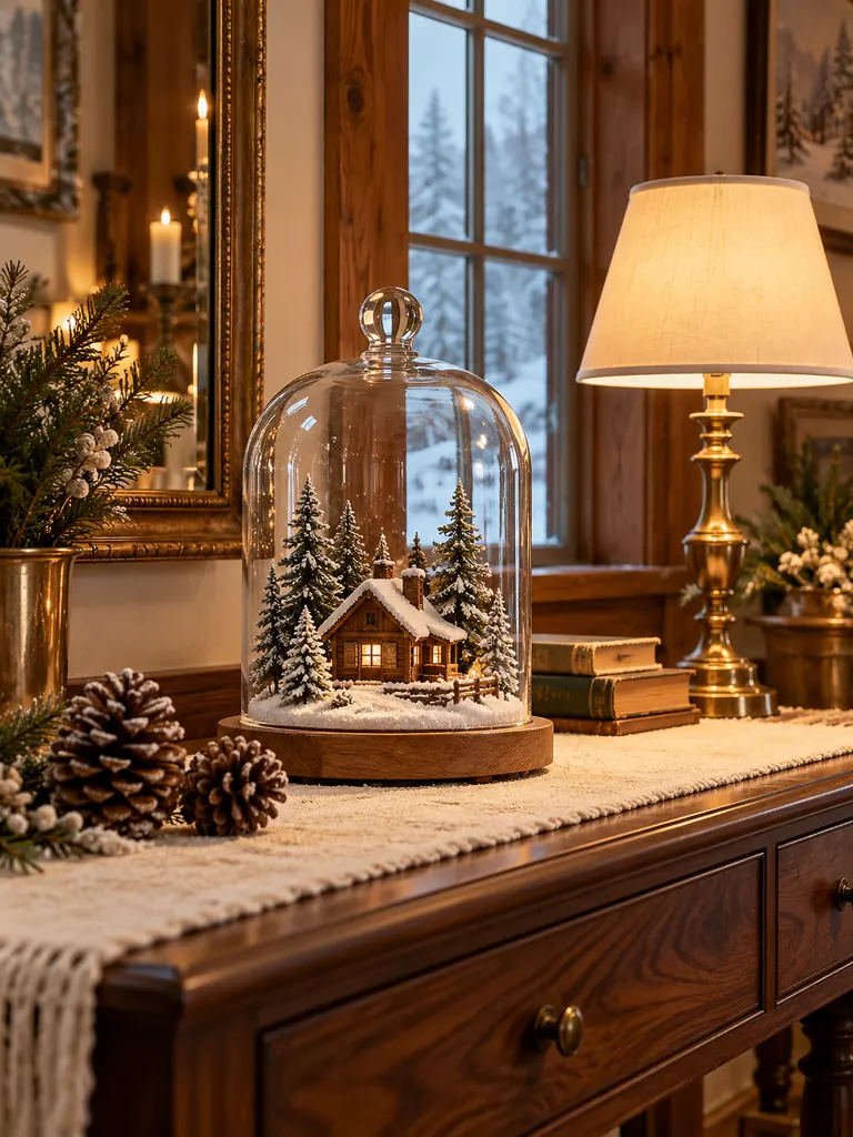 Festive Glass Cloche