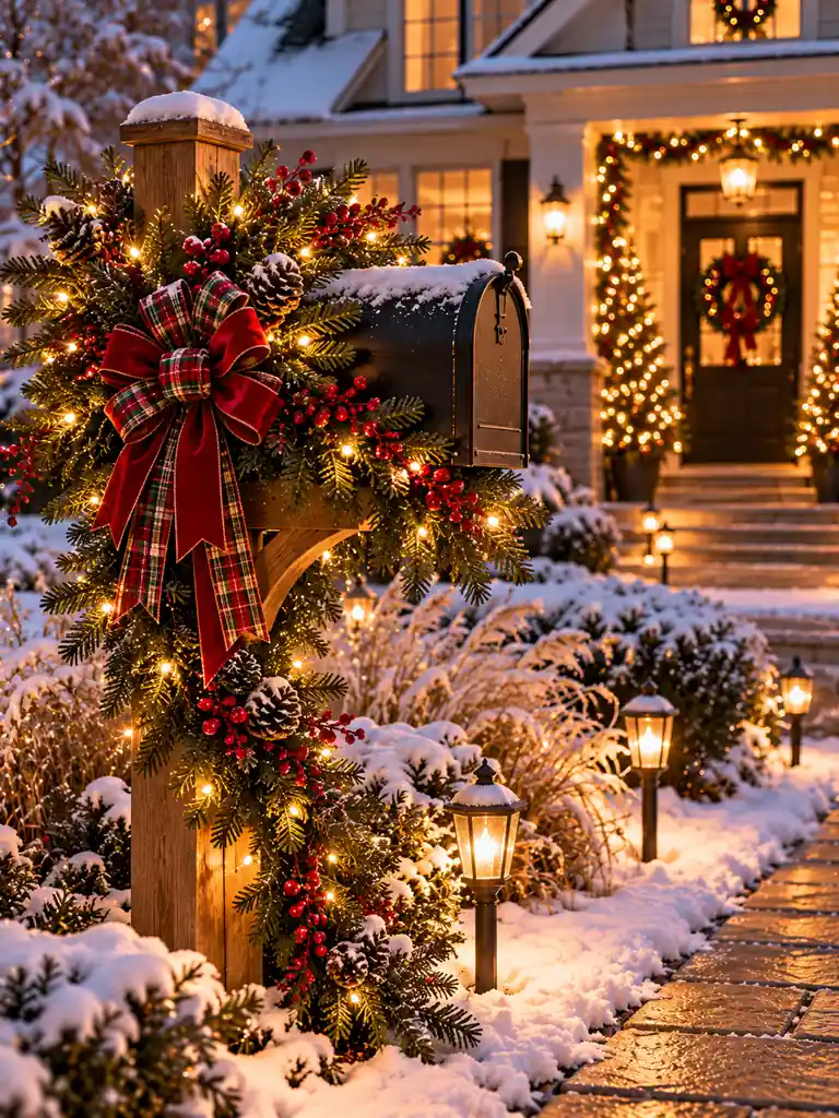 Festive Mailbox Decor