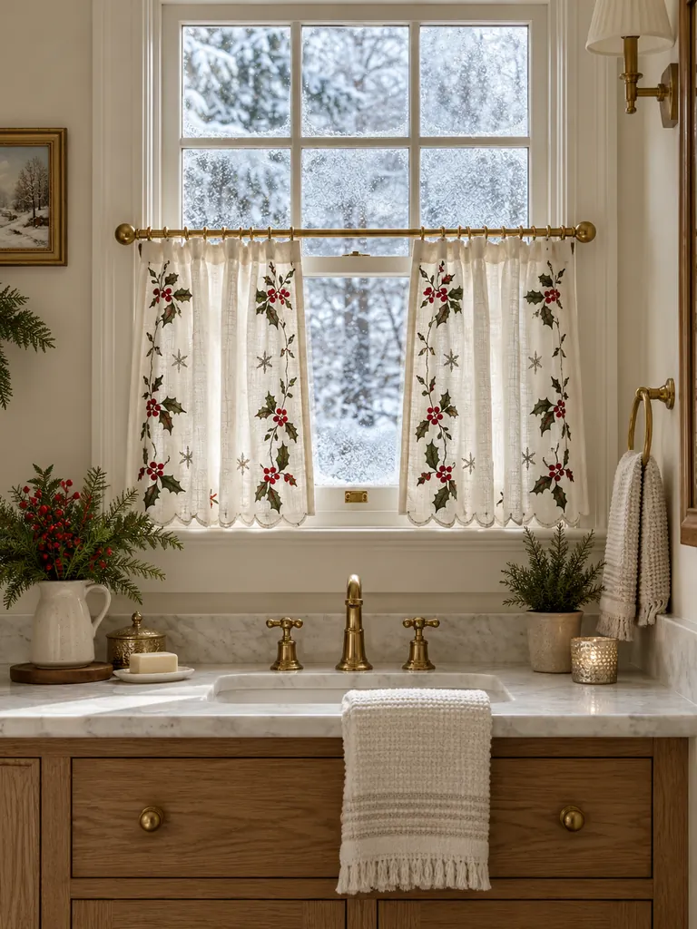 Festive Window Curtains