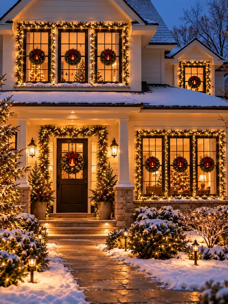 Festive Window Frames