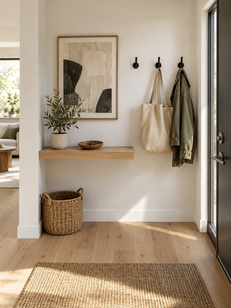 Floating Entryway Shelf