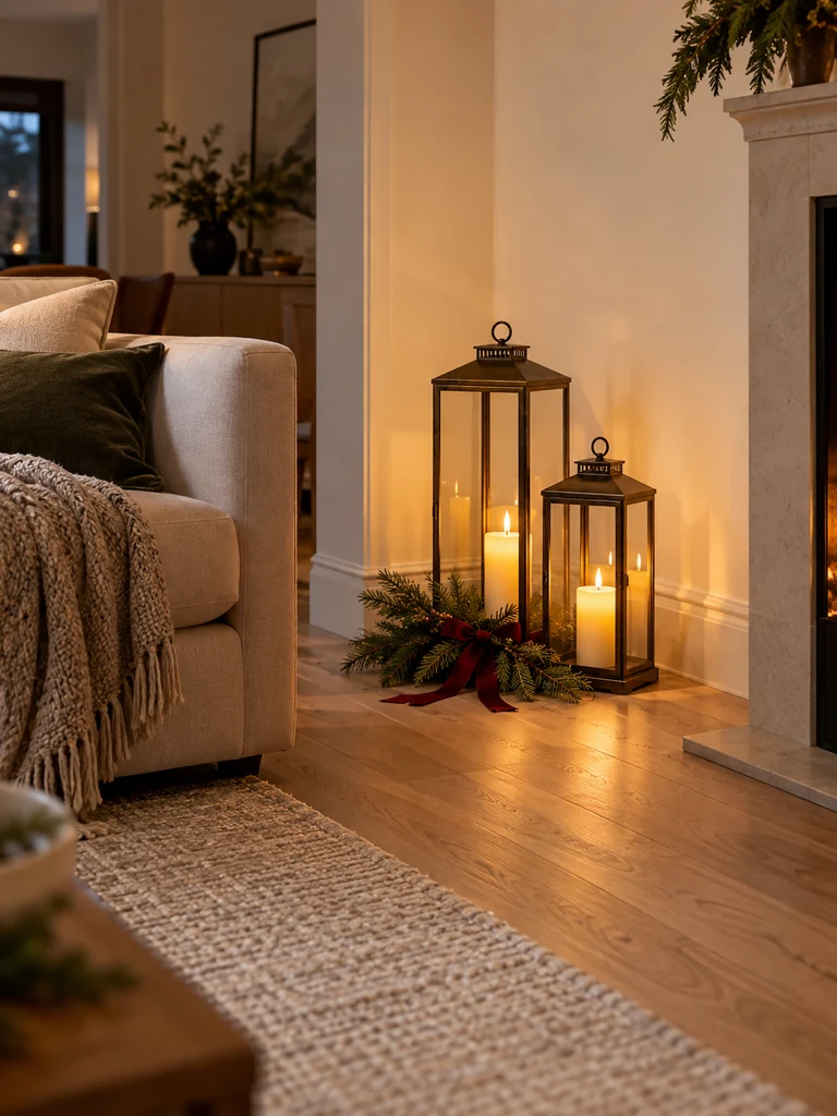 Floor Lantern Grouping