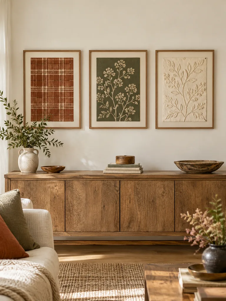 Framed Fabric Panels