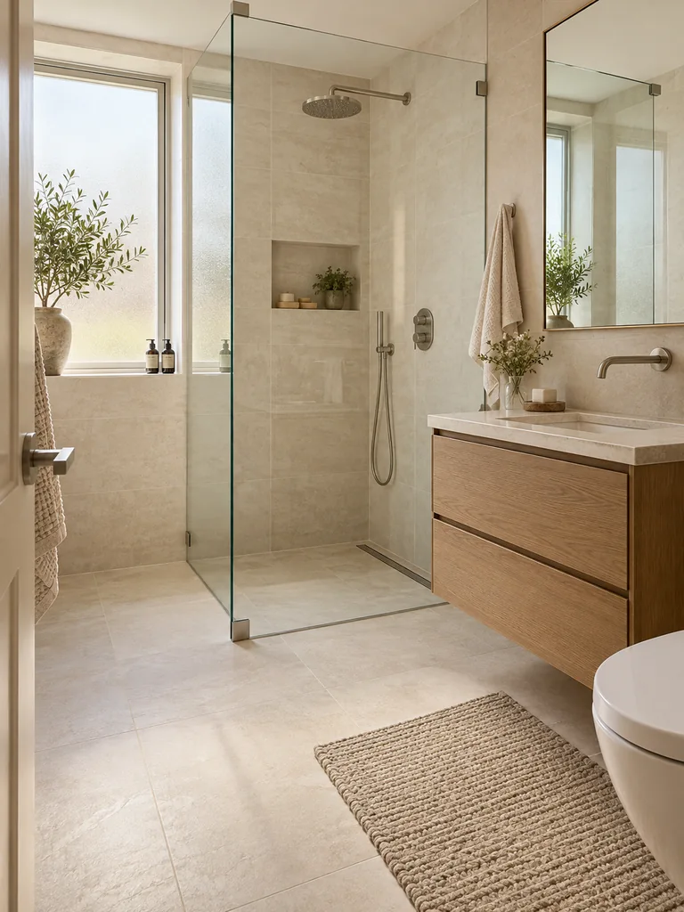 Frameless Glass Shower