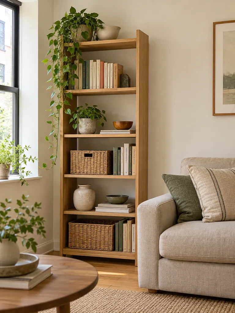 Freestanding Open Bookshelf