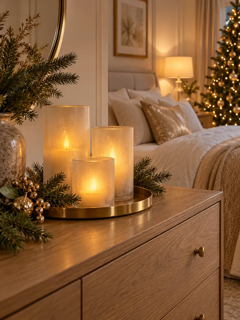 Frosted Glass Candleholders