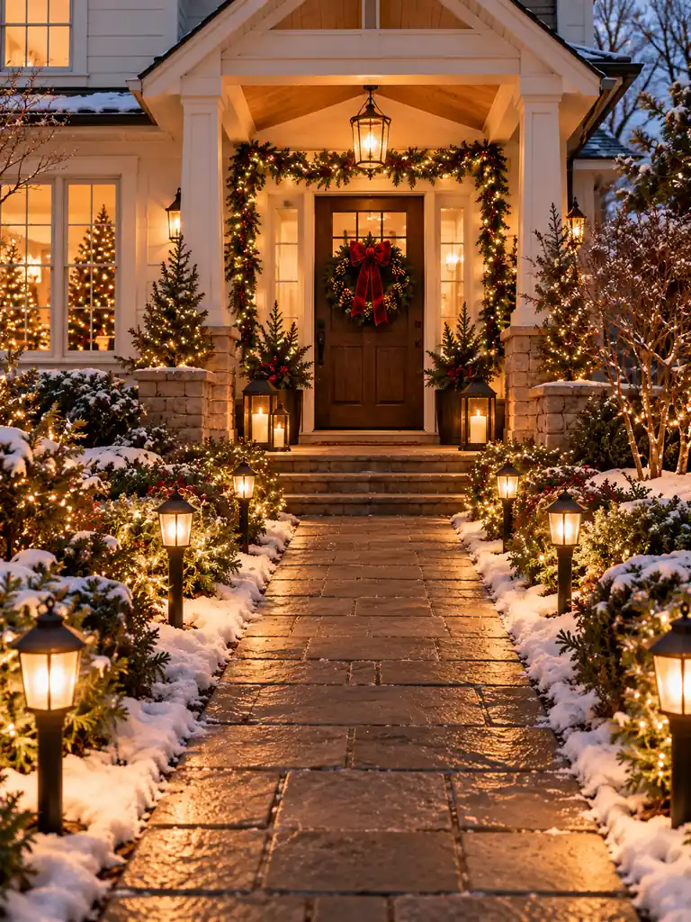Glowing Front Walkway