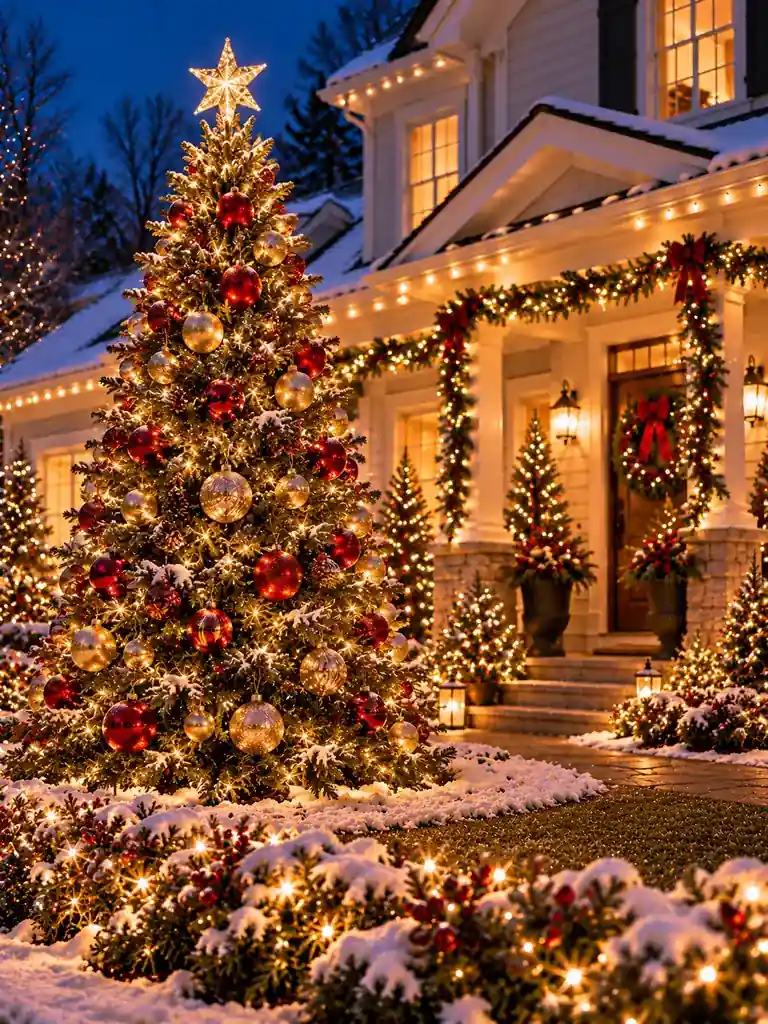 Glowing Outdoor Tree