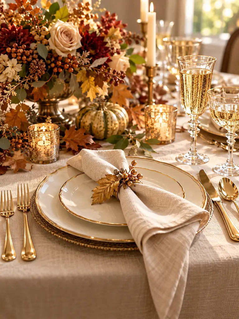 Gold Rimmed Dinnerware