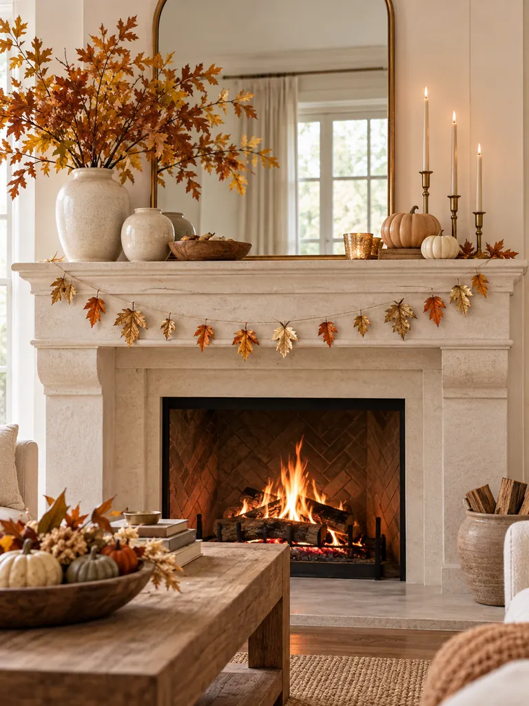 Golden Leaf Garland