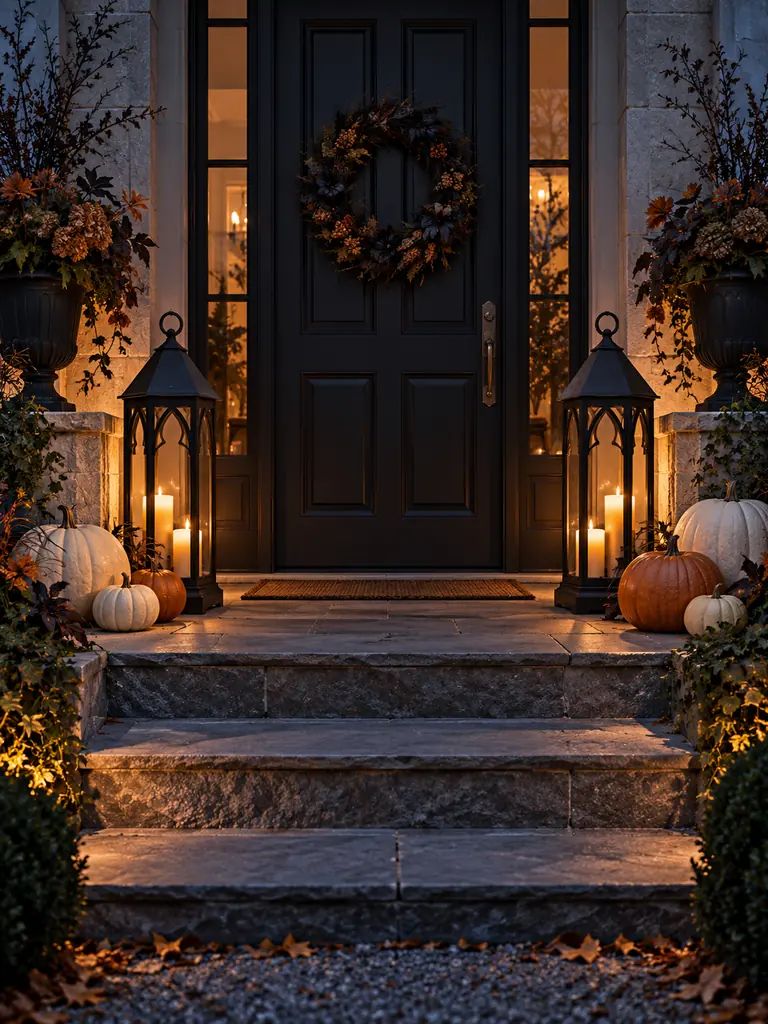 Gothic Lantern Pair