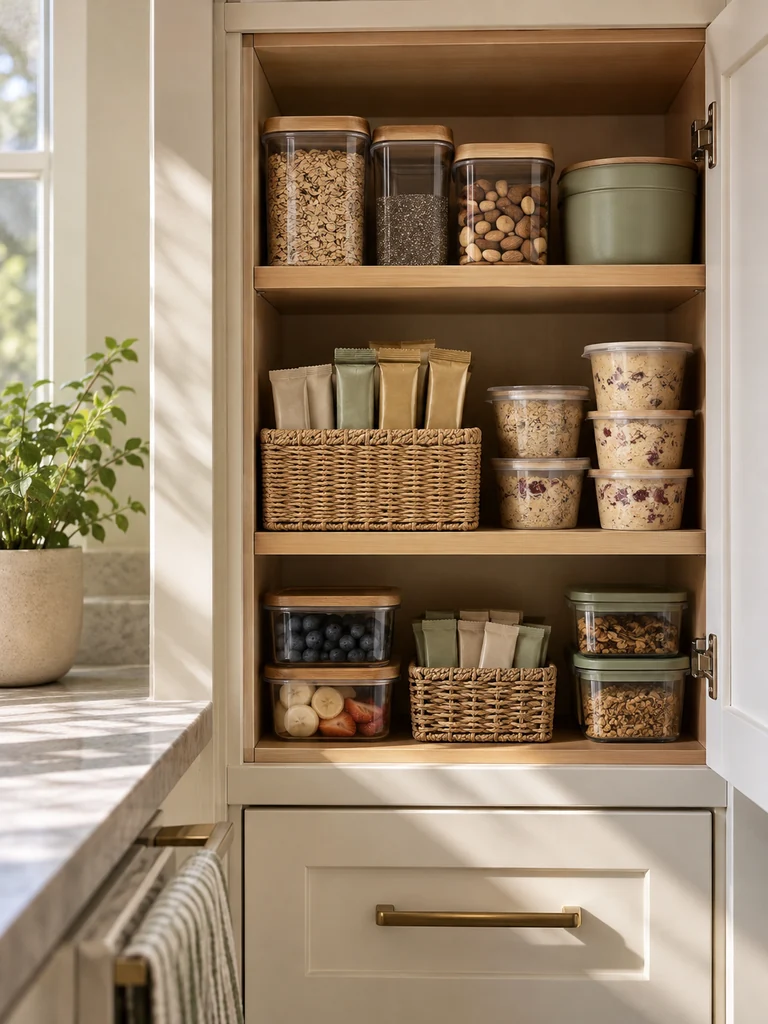 Grab-and-Go Breakfast Shelf
