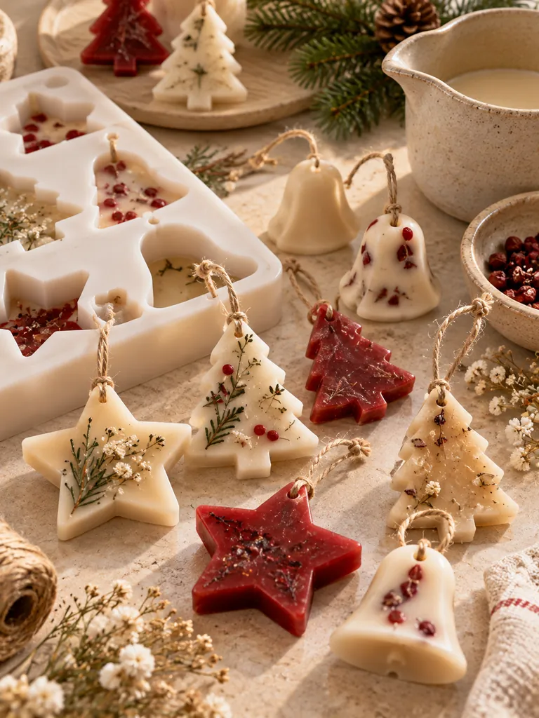Hand-Poured Wax Ornaments
