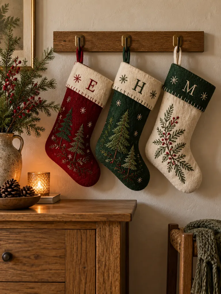 Handmade Felt Stockings