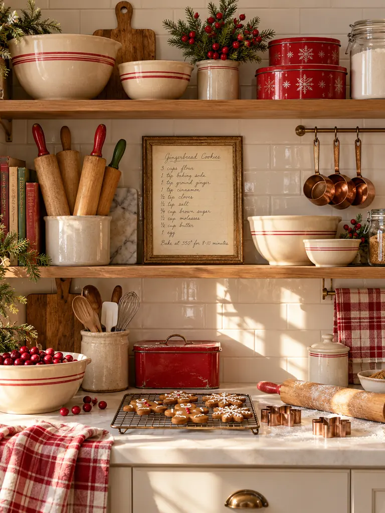 Holiday Baking Shelf