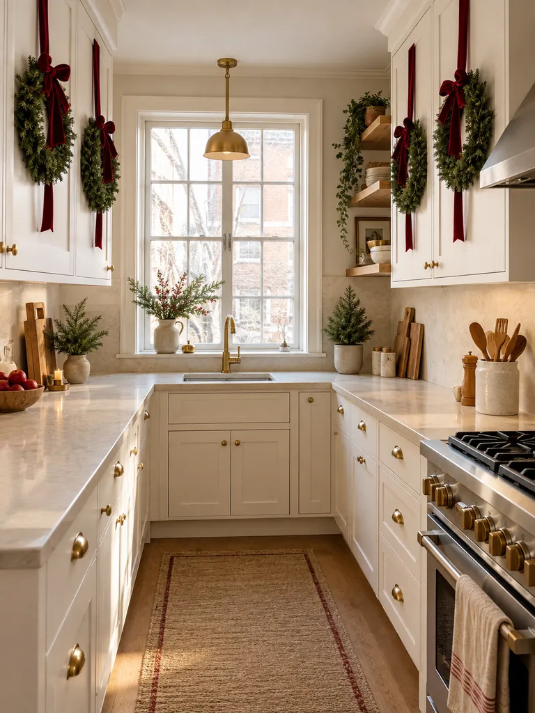 Kitchen Cabinet Wreaths
