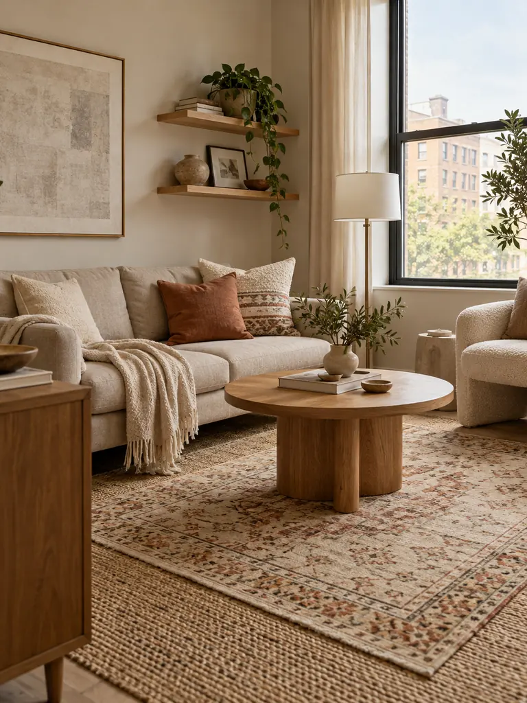 Layered Area Rugs