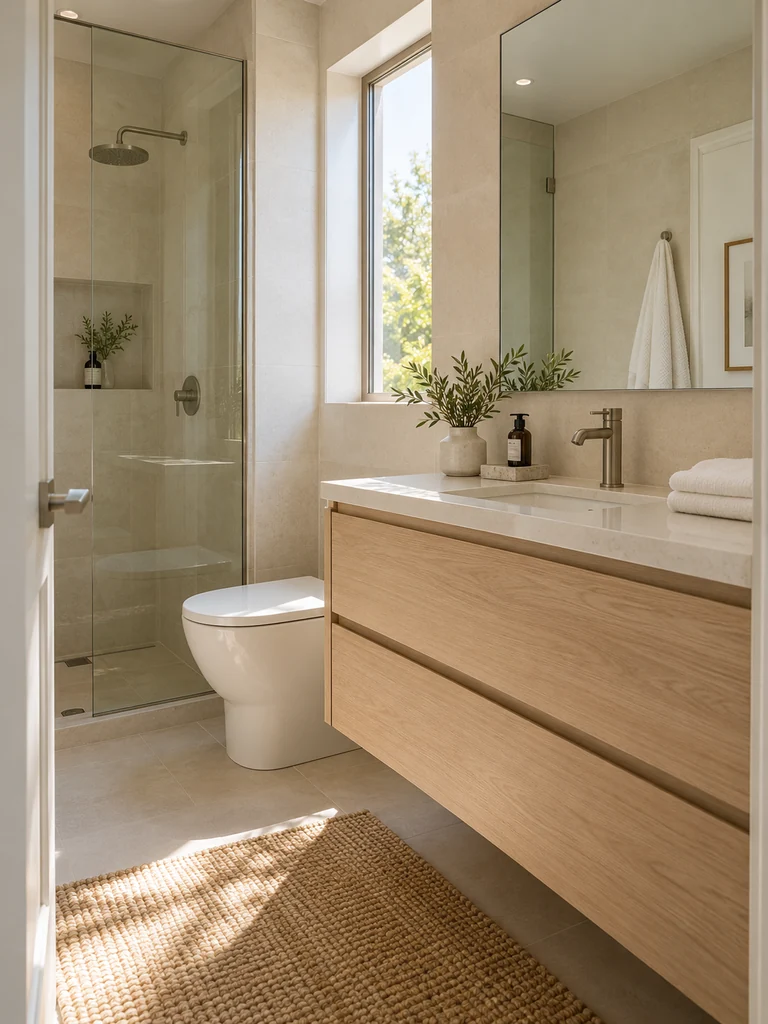 Light Wood Vanity